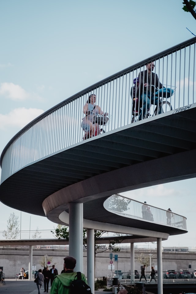people biking in the city of copenhagen