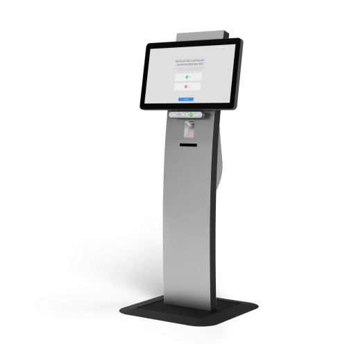 FrontDesk kiosk with assistive technology
